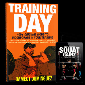 Training Day: 400+ Original WODs to Incorporate in Your Training (+ Free Copy of Squat Gainz!)