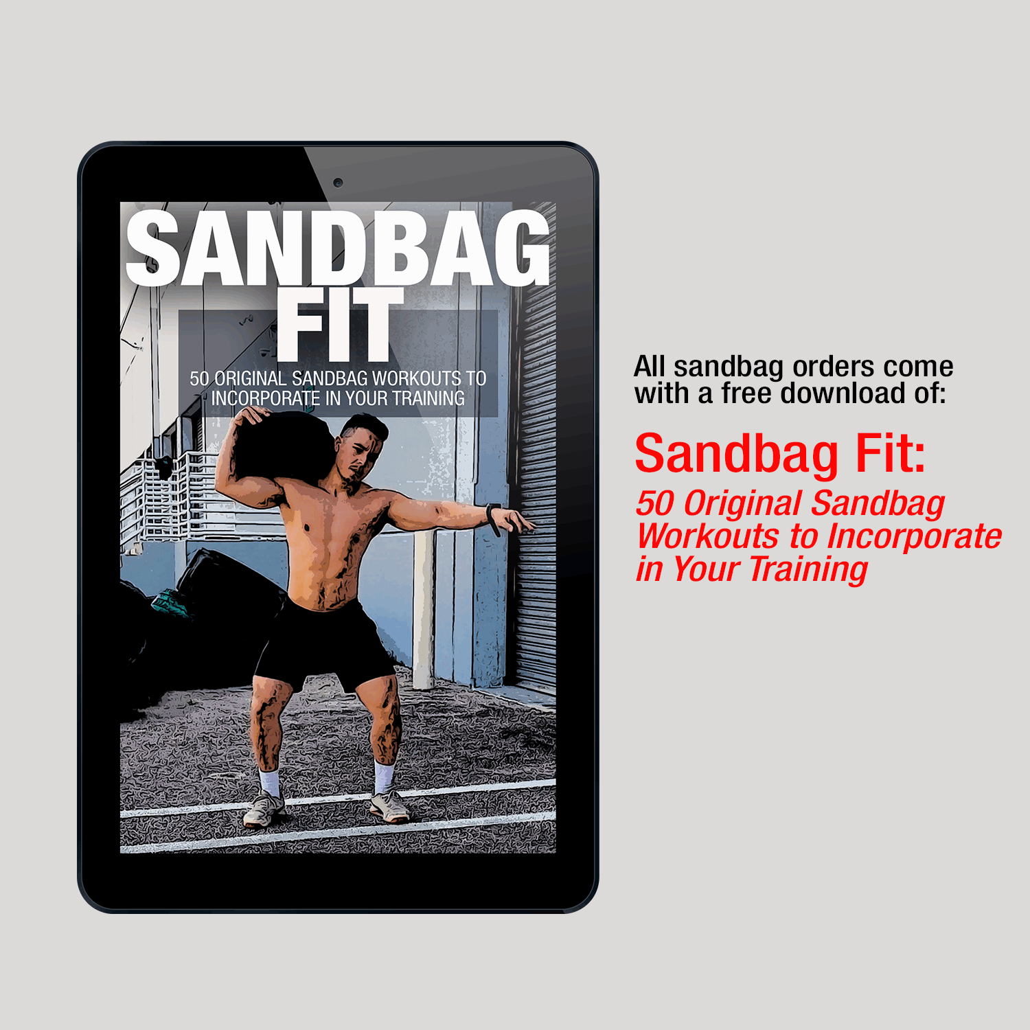 Strongman Sandbags + Sandbag Workout Book